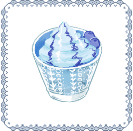 3.) soft swirl ice cream