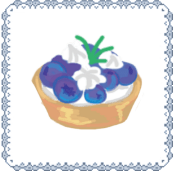 2.) blueberry tart
